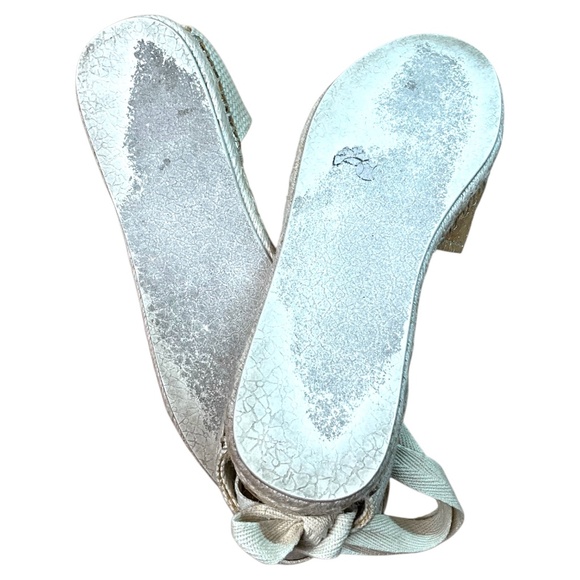 STEVE MADDEN Espadrille Flats Man Made and Genuine Leather Combo Sz 9.5 - Picture 9 of 10